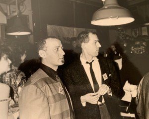 Cyril Dohar et Charlélie Couture à une soirée